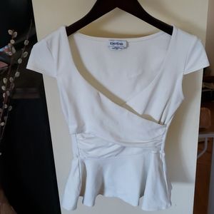 Bebe white top